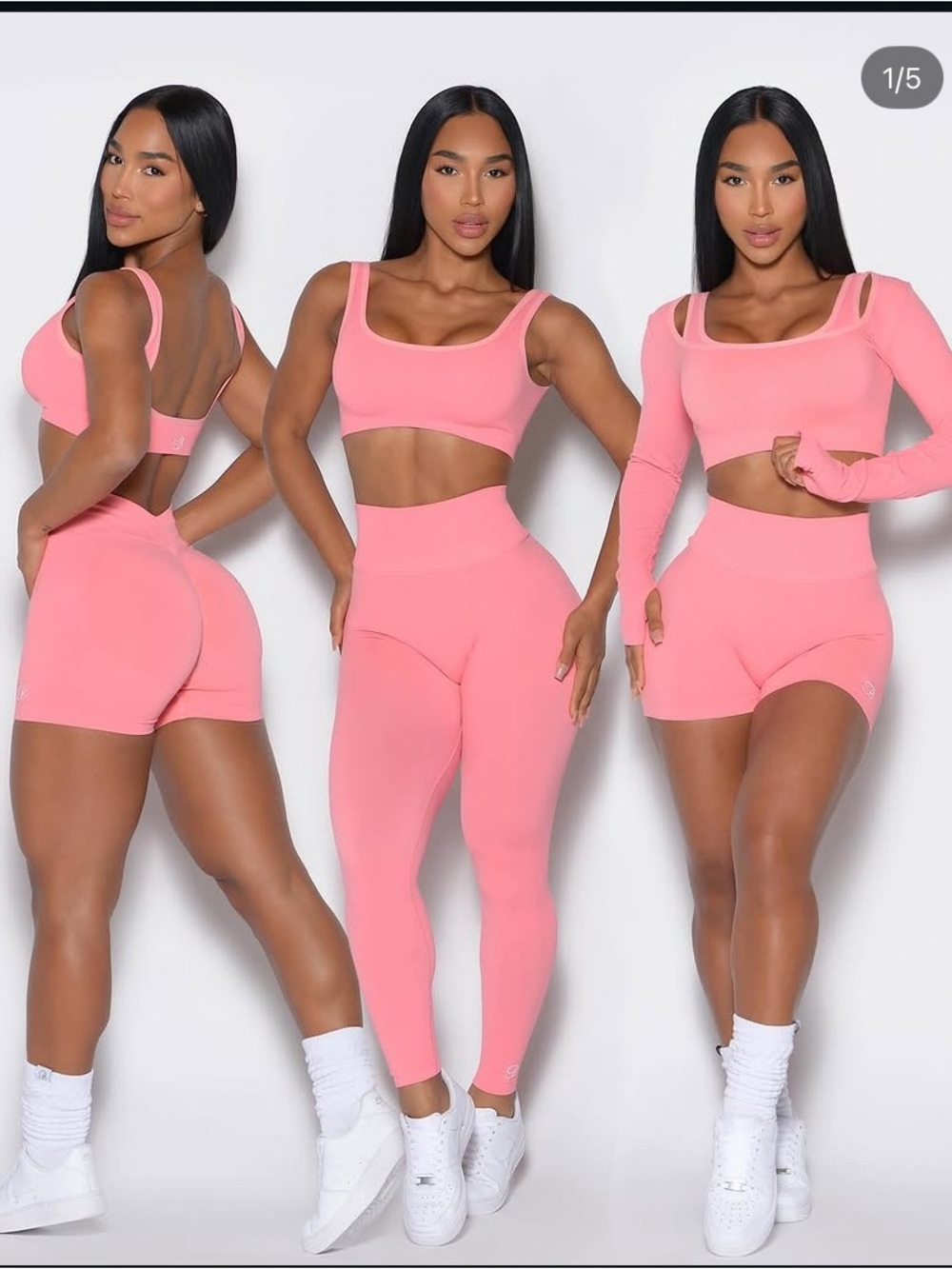 Bombshell Sportswear Coral Pink Leggings